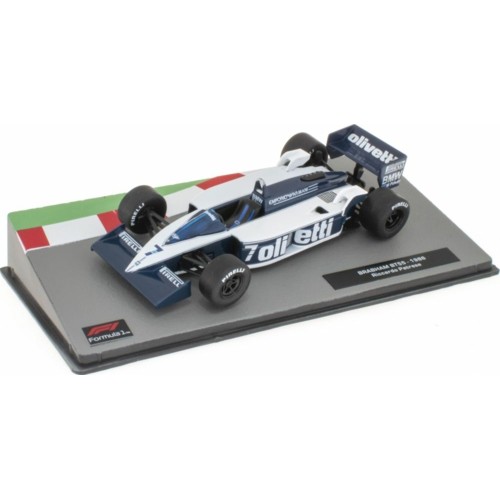 MAGNS110 - 1/43 BRABHAM BT55 1986 - RICCARDO PATRESE CASED - F1 COLLECTION