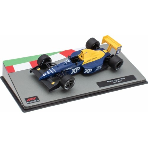 MAGNS115 - 1/43 TYRRELL 018 1989 - JEAN ALESI CASED - F1 COLLECTION