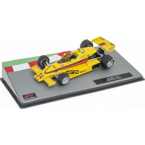 MAGNS123 - 1/43 ATS PC4 1977 - JEAN-PIERRE JARIER CASED - F1 COLLECTION