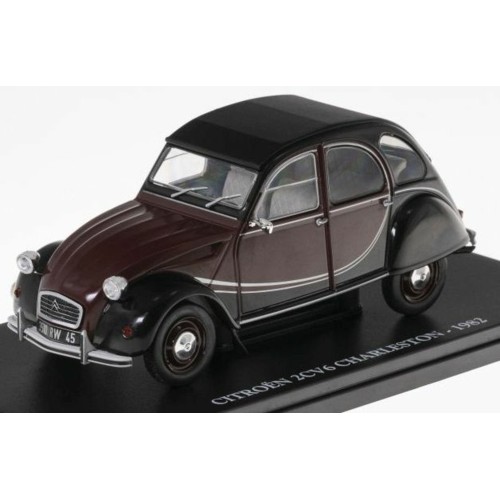 MAGNX02 - 1/24 CITROEN 2CV 6 CHARLESTON 1982 - EUROPEAN VINTAGE CARS - CASED
