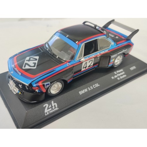 MAGPA32 - 1/43 BMW 3.5 CSL 1976 BLACK POSEY DE FIERLANT GROHS - LE MANS COLLECTION