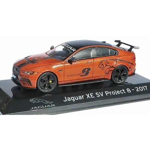 MAGPF42 - 1/43 JAGUAR XE SV PROJECT 8 2017 CASED - SUPERCAR COLLECTION