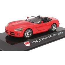 MAGPF46 - 1/43 DODGE VIPER RED - SRT 10 2003 CASED - SUPERCAR COLLECTION