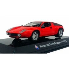 MAGPFG2 - 1/43 MASERATI BORA GRUPPO 4-1973 RED CASED - SUPERCAR COLLECTION