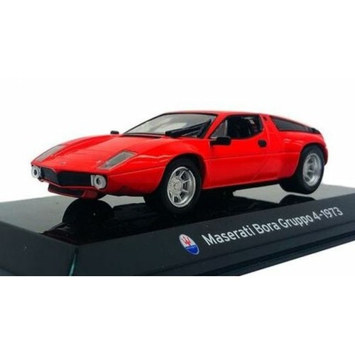 MAGPFG2 - 1/43 MASERATI BORA GRUPPO 4-1973 RED CASED - SUPERCAR COLLECTION