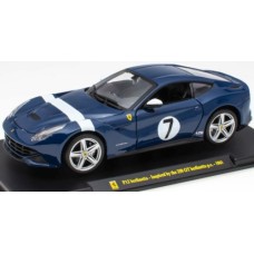 MAGPFG6 - 1/24 FERRARI F12 BERLINETTA BLUE NO.7 INSPIRED BY 1961 250GT SUPERCAR COLLECTION GIFT (WITH CASE)