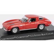MAGPP01 - 1/43 CHEVROLET CORVETTE STING RAY COUPE C2 - RED - AMERICAN CAR COLLECTION