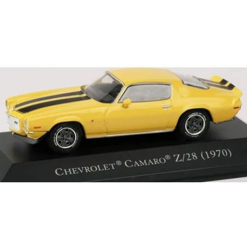 MAGPP07 - 1/43 CHEVROLET CAMARO Z/28 (1970) - YELLOW - AMERICAN CAR COLLECTION