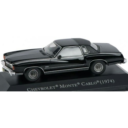 MAGPP26 - 1/43 CHEVROLET MONTE CARLO BLACK (1974) - AMERICAN CAR COLLECTION