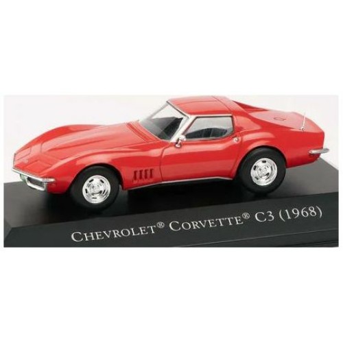 MAGPPG4 - 1/43 CHEVROLET CORVETTE C3 (1968) - RED - AMERICAN CAR COLLECTION