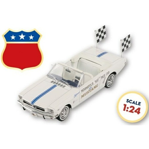 MAGPPG5 - 1/24 FORD MUSTANG INDIANAPOLIS 500 PACE CAR 1964 AMERICAN CAR COLLECTION
