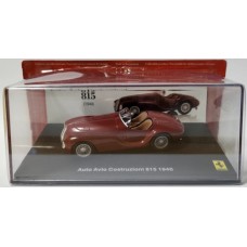MAGPQ72 - 1/43FERRARI AUTO AVIO COSTRUZIONI 815 1940 BURGUNDY - FERRARI COLLECTION WITH CASE