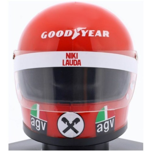 MAGPV06 - 1/5 NIKI LAUDA FERRARI NO.12 - F1 WORLD CHAMPION 1975 HELMET