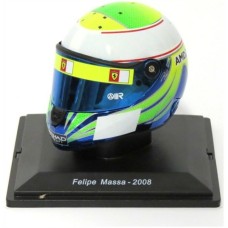 MAGPV12 - 1/5 FELIPE MASSA 2008 FERRARI F1 HELMET COLLECTION