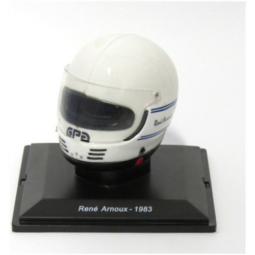 MAGPV14 - 1/5 RENE ARNOUX NO.28 SCUDERIA FERRARI 126C3 F1 1983 HELMET