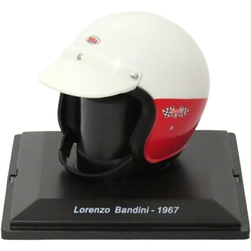 MAGPV22 - 1/5 LORENZO BANDINI - 1967 FERRARI F1 HELMET COLLECTION - CASED