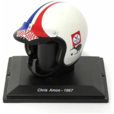 MAGPV28 - 1/5 CHRIS AMON - 1967 - FERRARI F1 HELMET COLLECTION - CASED