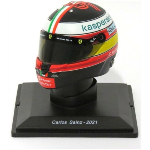 MAGPV66 - 1/5 CARLOS SAINZ - 2021 GRAN PREMIO D'ITALIA FERRARI F1 HELMET COLLECTION