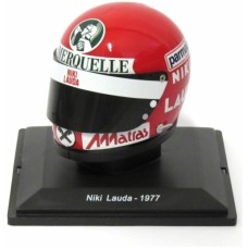 MAGPV95 - 1/5 NIKI LAUDA - 1977 - FERRARI F1 HELMET COLLECTION - CASED