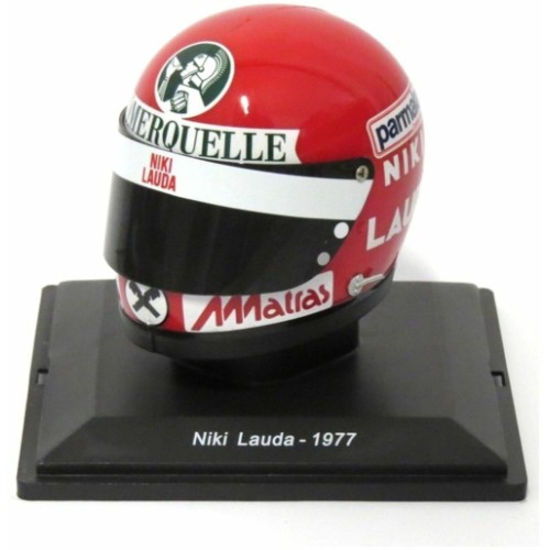 MAGPV95 - 1/5 NIKI LAUDA - 1977 - FERRARI F1 HELMET COLLECTION - CASED
