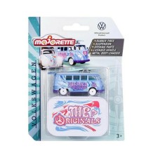 MAJ212055005E - 1/64 VW T1 LOVEPEACE MUSIC WITH SURFBOARD (BLUE & PURPLE) WITH COLLECTORS TIN