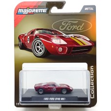 MAJ85FORDGT40 - 1/64 1965 FORD GT 40 MK1 RED WITH DISPLAY CASE