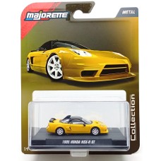 MAJ85HONDANSX-R - 1/64 1995 HONDA NSX-R GT YELLOW WITH DISPLAY CASE