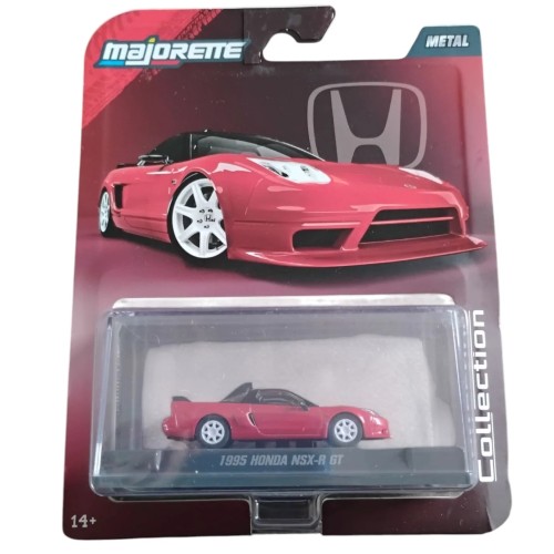 MAJ85HONDANSXRE - 1/64 1995 HONDA NSX-R GT RED WITH DISPLAY CASE