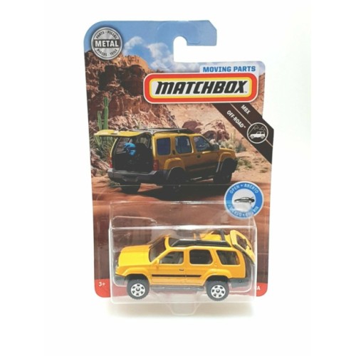 MATFWD28-GBH29 - 1/64 MOVING PARTS 2000 NISSAN XTERRA YELLOW MBX OFF ROAD