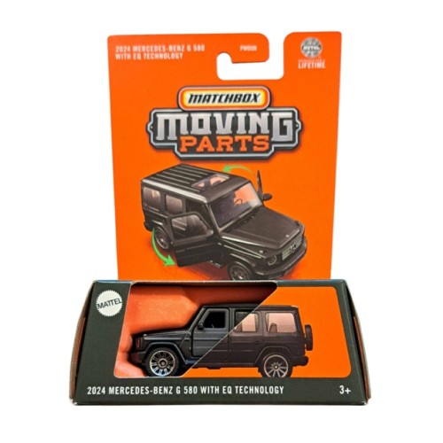 MHWFWD28-JBW57 - MATCHBOX MOVING PARTS 1/64 2024 MERCEDES-BENZ G 580 WITH EQ TECHNOLOGY