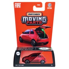 MHWFWD28-JBW93 - MATCHBOX MOVING PARTS 1/64 2021 FIAT 500E RED