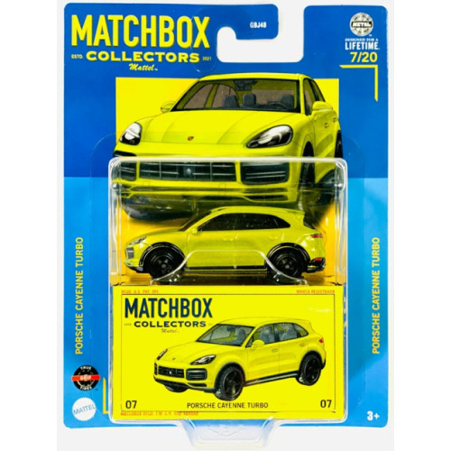 MATGBJ48-HVW10 - MATCHBOX COLLECTORS PORSCHE CAYENNE TURBO 7/20