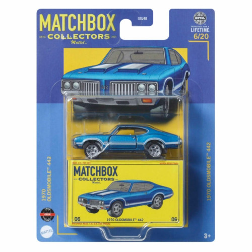 MATGBJ48-HVW12 - MATCHBOX COLLECTORS 1970 OLDSMOBILE 422 6/20 HVW12