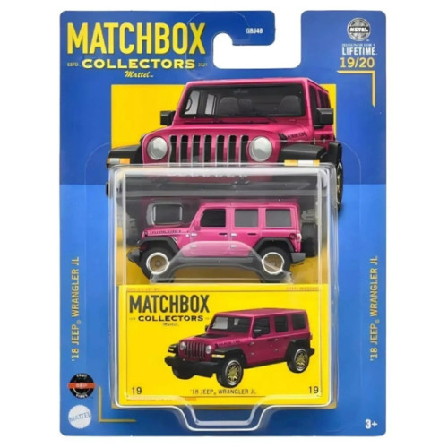 MATGBJ48-HVW24 - MATCHBOX COLLECTORS '18 JEEP WRANGLER JL 19/20