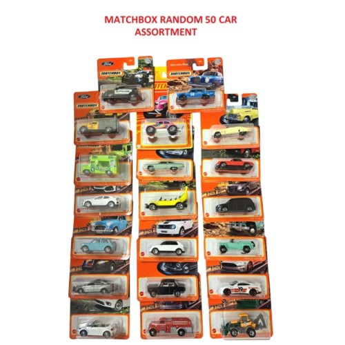 MATRANDOM50 - MATCHBOX SET OF 50 RANDOM ASSORTMENT