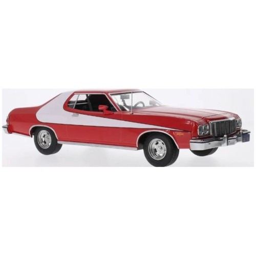 MCG181005 - 1/18 FORD GRAN TORINO RED/WHITE 1975 - STARSKY AND HUTCH LOOK-A-LIKE