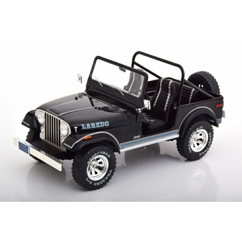 MCG18108 - 1/18 JEEP CJ-7, LAREDO, 1976, BLACK