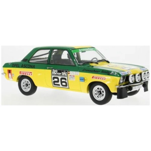MCG18346R - 1/18 OPEL ASCONA A RAC RALLY 1973 NO.26 - ROHRL BERGER
