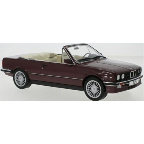 MCG18380 - 1/18 BMW 325I (E30) CABRIOLET METALLIC RED 1985