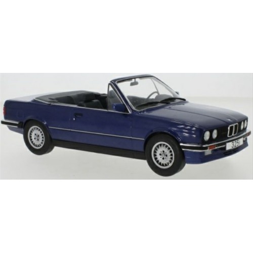MCG18381 - 1/18 BMW 325I (E30) CABRIOLET METALLIC BLUE 1985