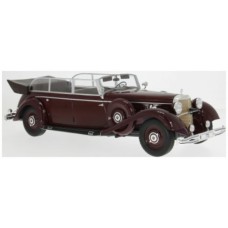 MCG18665 - 1/18 MERCEDES 770 (W150) CABRIOLET DARK RED BLACK 1938