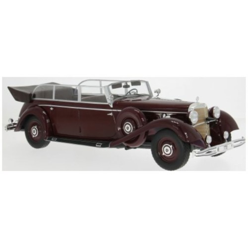 MCG18665 - 1/18 MERCEDES 770 (W150) CABRIOLET DARK RED BLACK 1938