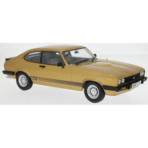 MCG18798 - 1/18 FORD CAPRI MKIII 3.0 S - GOLD RHD DOYLE - OAR 576W - UK SPECIAL