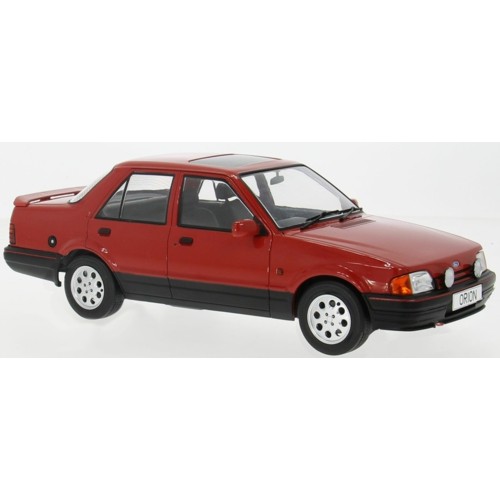 MCG18847 - 1/18 FORD ORION MK II GHIA RED RHD W/PEPPERPOT ALLOYS (UK EXCLUSIVE 500PCS)