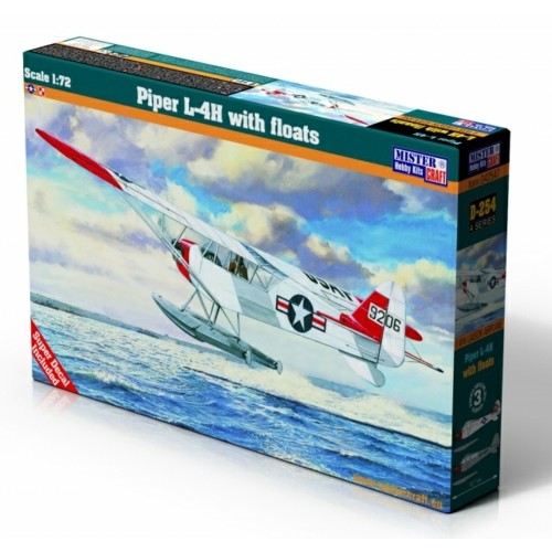 MCKD254 - 1/72 PIPER L-4H WITH FLOATS (PLASTIC KIT)