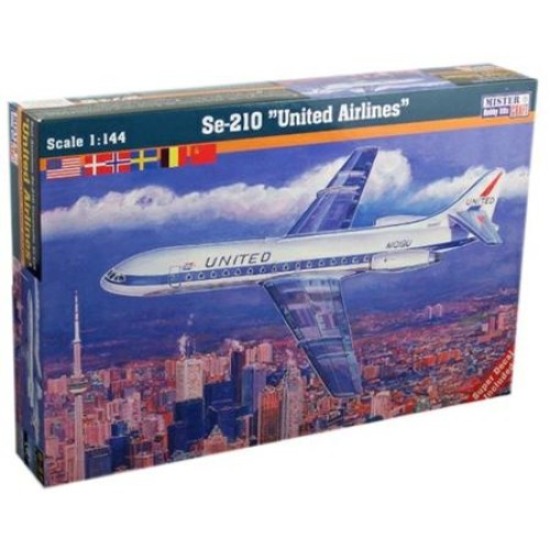 MCKD27 - 1/144 SE-210 CARAVELLE UNITED AIRLINES (PLASTIC KIT)