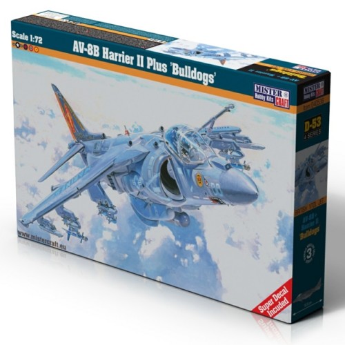 MCKD53 - 1/72 AV-8B HARRIER II PLUS BULLDOGS (PLASTIC KIT)