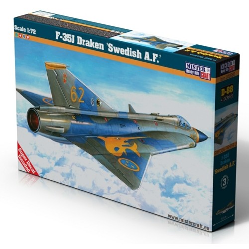 MCKD88 - 1/72 F-35J DRAKEN SWEDISH AIR FORCE (PLASTIC KIT)