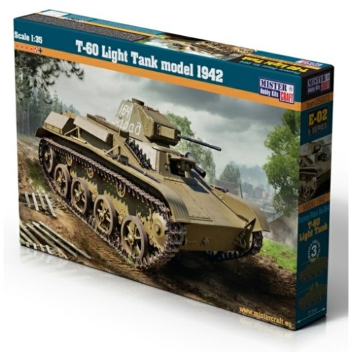 MCKE02 - 1/35 T-60 LIGHT TANK MODEL 1942 (PLASTIC KIT)