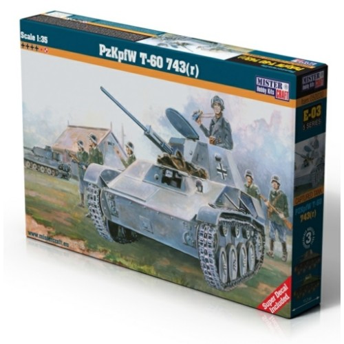 MCKE03 - 1/35 PZKPFW T-60 743(R) (PLASTIC KIT)